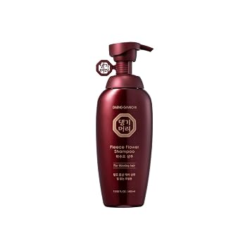 Daeng Gi Meo Ri - Gentle Shampoo for Thin Hair Korean Beauty Scalp Nourishing Herbal Blend K-Beauty Hair Cleanser 400ml / 13.5 fl oz, Fleece Flower