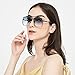 Gtand Fashion Trendy Square Aviator Gradient Sunglasses For Women Men Vintage Metal Sun Glasses