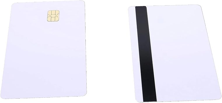 Smart Contact IC Card ISO 7816 SLE4442 with Hico Magnetic Stripe - 100pcs