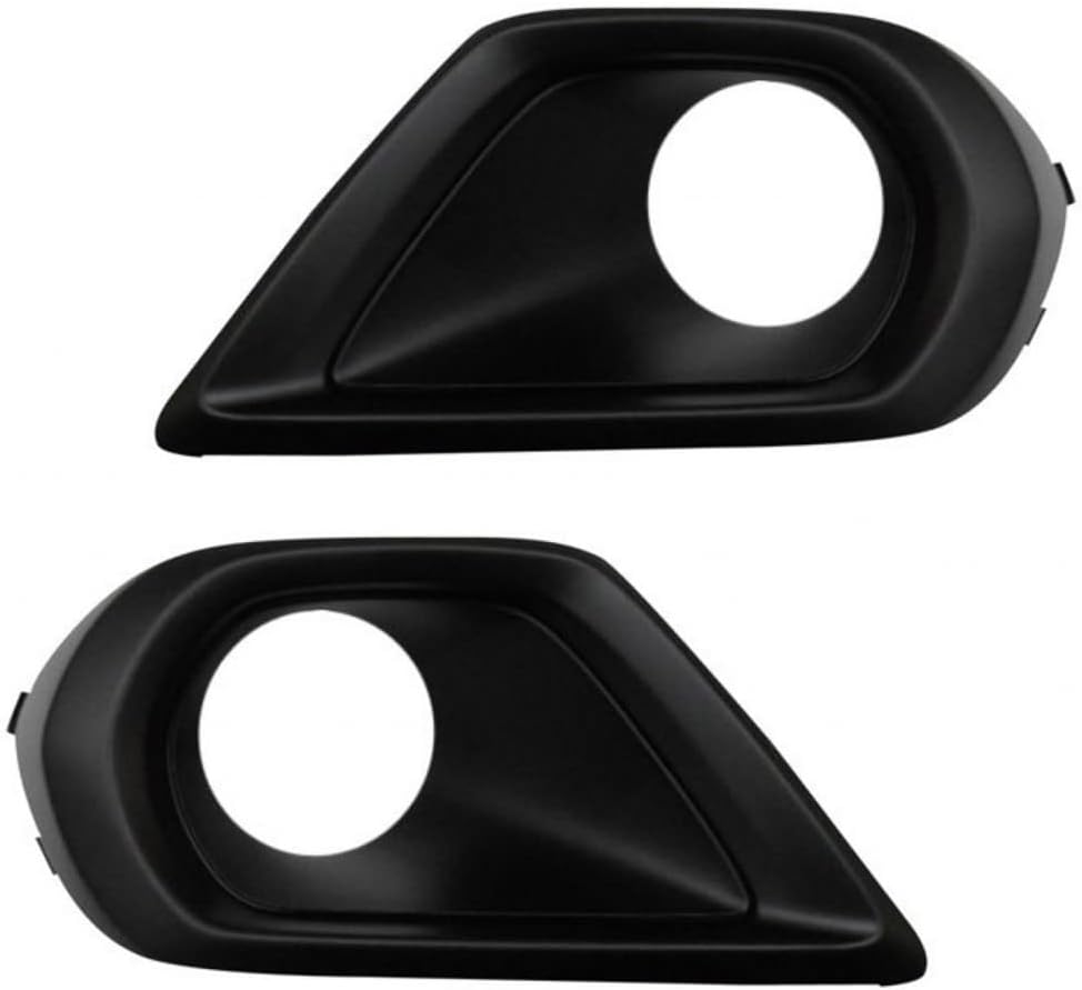For Subaru Forester 2014 2015 2016 Fog Light Bezel Driver and Passenger Side | Pair | Front | Black | 2.5 Liter | Replacement For SU1038108, SU1039108 | 57731SG030, 615343630373, 57731SG020