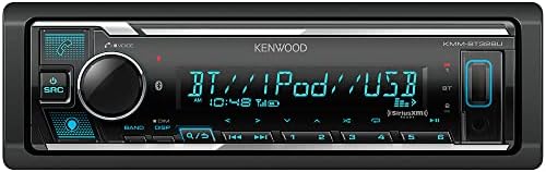 KENWOOD KMM-BT328U Bluetooth Car Stereo with USB Port, AM/FM Radio, MP3 Player, Multi Color LCD, Detachable Face, Built in Amazon Alexa, Compatible with SiriusXM Tuner