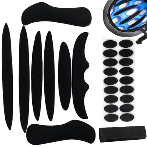 Helmpolster Schaumstoff 3 Sets Universal Ersatz Helm Polster Fahrrad Helm Innenpolster Zubehör Fahrradhelm Pads Antikollisionsfutter Schwammschutz