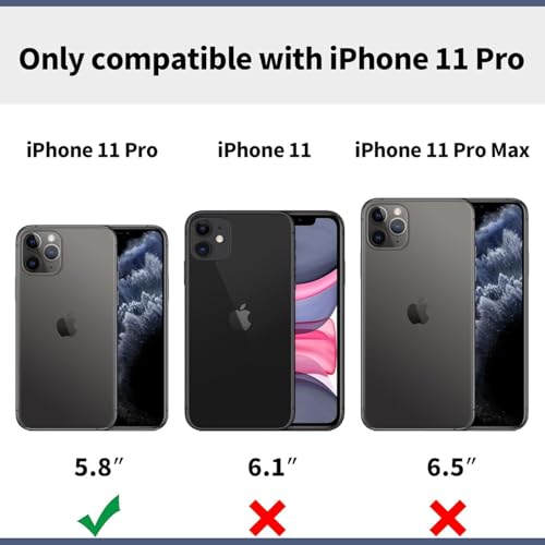 Image of Converter Case for iPhone 11 Pro | Premium Protective Mag-Safe Cover | iPhone 17 Pro / iPhone17 Pro Max Series Style Design | in-Built Camera Guard | Wireless Charging Compatible (Orange)