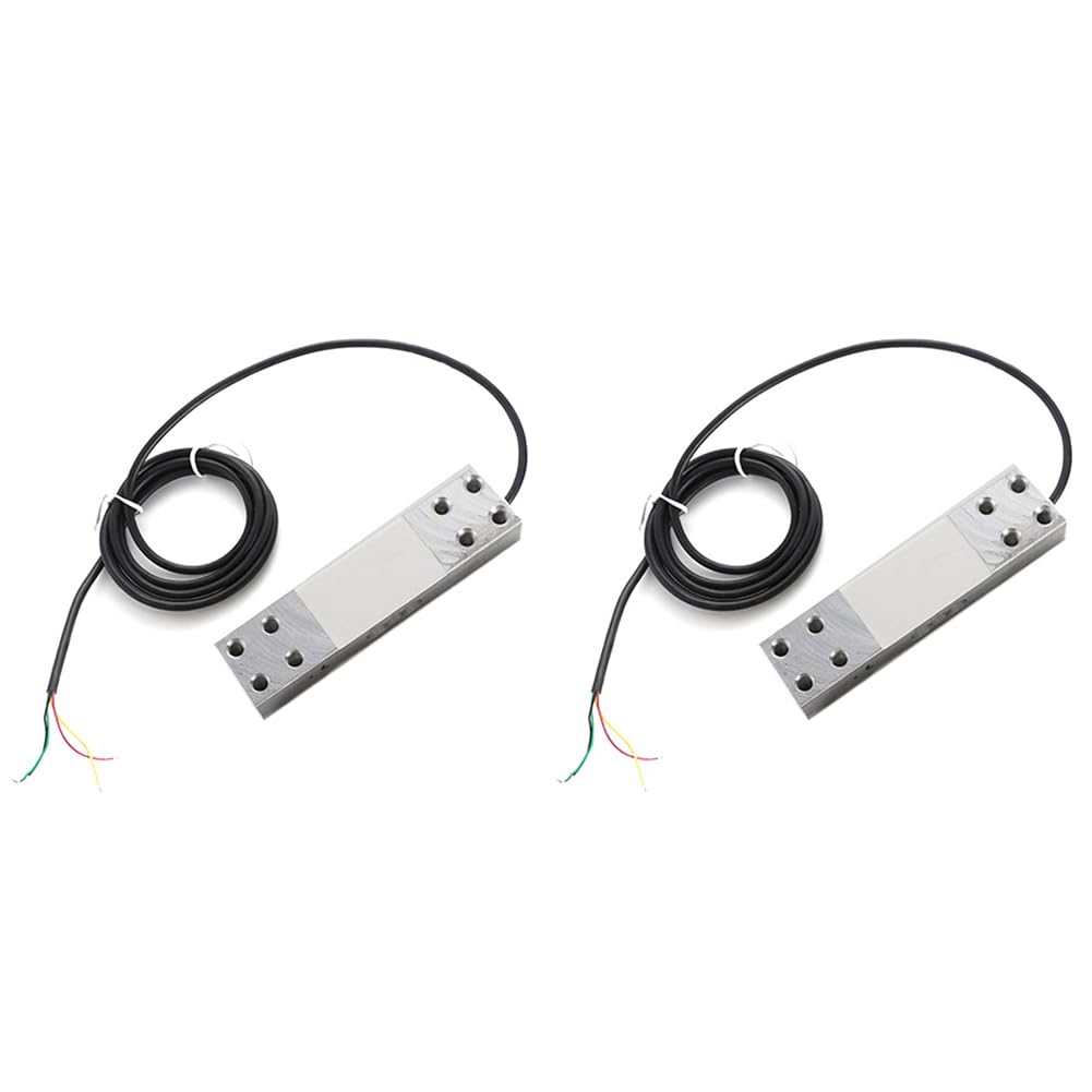 Jnchdghwa Silver 2X 200 Kg Electronic Scale Digital Load Cell Weight Sensor Platform Scale Load Cell Single Point Beam Sensor