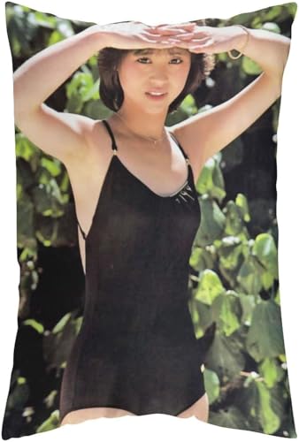 枕カバー 松田聖子(24)女性スター 両面印刷 かわいい ファッション 大人の抱き枕家庭用 四季適用 長い枕 寝具 柔らかい 快適通気40x60cm