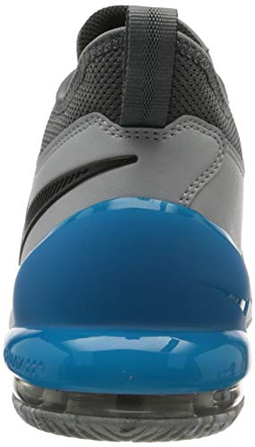 Nike Men's Training Basketball Shoe, Smoke Grey/Black/Lt Smoke Grey/Blue Fury/White, 8.5
