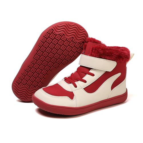 Kids Barefoot Winter Boots - Waterproof, Non-Slip, Warm Fit2