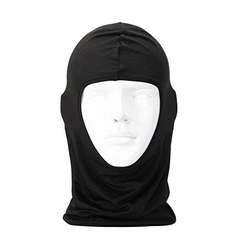 Lycra Quick Dry Breathable Well Full Face Mask Soft Skin-Friendly Balaclava Hood for Motorcycle Ski Cycling and Other