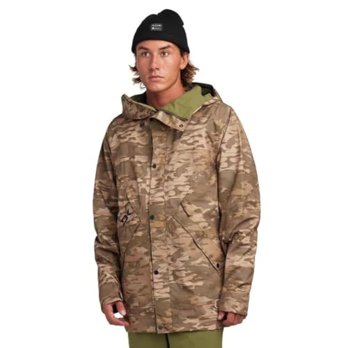 Dakine Men's Scout Jacket, Hooded Winter Coat (US, Alpha, Medium, Regular, Regular, Vintage Camo)