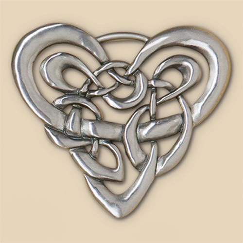 Cynthia Webb Designs Celtic Heart Pewter Wall Plaque - Handcrafted in the USA