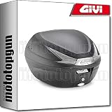 givi b330nt baul monolock negro con catadioptrico ahumado