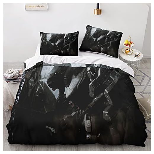 Armored Core VI Fires of Rubicon 3D-Bettbezug-Set Mit Kissenbezügen Und Reißverschluss 2023 Game Aus Ultrafeiner Faser, Hypoallergen Und Bequem King（220x240cm）