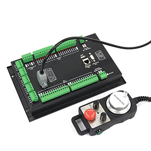 Cnctopbaos 4 Axis Milling Machine Cnc Controller,1000Khz Offline Standalone Plc,Ddcs Expert Motion Control System With Mpg Handwheel For Cnc Router/Lathe/Engraving Machine/Servo/Stepper Motor #TOP2
