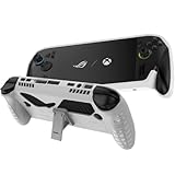 NINKI 保護カバー ASUS ROG Xbox Ally X ケース 2025 キックスタンド付き シリコン 衝撃吸収 軽量 ドッキング可能 保護グリップケース ASUS ROG Xbox Ally Xプロテクター バンパー アクセサリー ホワイト