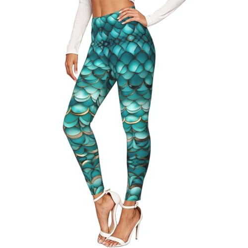 Leggings de compresión suave de sirena que estilizan la silueta y sujetan el abdomen