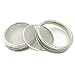 2 Pack Stainless Steel Sprouting Lids - 2 in 1 Superb Ventilation Stainless Mesh Jar Sprouting Lid Kit for Wide Mouth Mason Jars Canning Jars for Making Organic Sprout Seeds in House/Kitchen