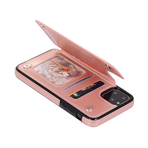 Capa Capinha iPhone 11 Pro Carteira, com Fecho Magnético,Flip Cover com Espaco para cartões e Dinhei