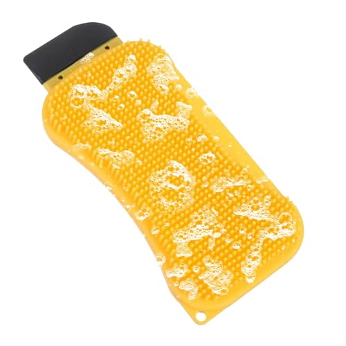 ycezw Esponja de cocina de silicona, esponja de silicona | Esponjas de limpieza multiusos - Cepillo, herramienta de limpieza de cocina, raspador de esponja para una fácil limpieza y lavado de