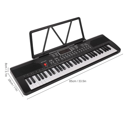 CHICIRIS Piano à Clavier électrique, Piano à Clavier électrique 61 Touches de Réduction du Bruit, Son Clair, Piano électrique Professionnel pour Débutants - Les Beatles, Paul McCartney, John Lennon, RIngo Starr, George Harrison CHICIRIS Piano à Clavier électrique, Piano à Clavier électrique 61 Touches de Réduction du Bruit, Son Clair, Piano électrique Professionnel pour Débutants – Image 5