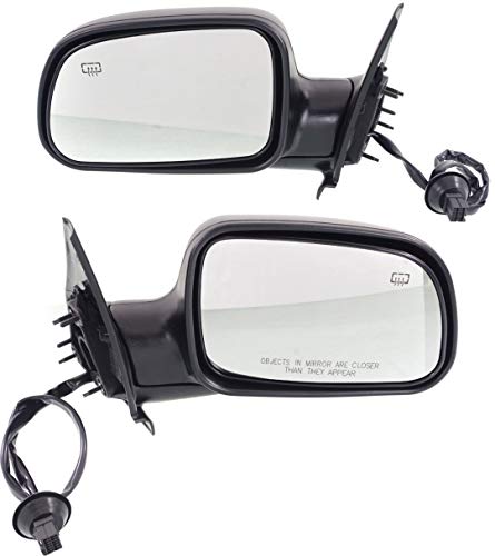 Kool Vue Driver, Passenger Side Power Heated Mirrors, Jeep Grand Cherokee 1999-2004, Textured, Side Mirror Replacement