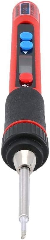 Soldering PX-988 5V 10W USB LED Digital Temperature Adjustable Internal Heating Electric Soldering Iron Tools Kits with Soldering Tips - (Color: 1.3mm round tip)