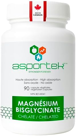 Magnesium Bisglycinate Chelated 500 mg – High Absorption Magnesium Supplement for Sleep & Muscle Function, No Magnesium Oxide, Gentle on Stomach, 90 Vegetarian Capsules.