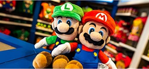 Image of A Little Swag Super Cute Set of 2 Mario Luigi Stuffed Toys, Plush Cartoon Characters Teddy Bear for Girls, Boys, Kids, Mario Fans, Birthday Gift, Theme Parties, Home Decor
