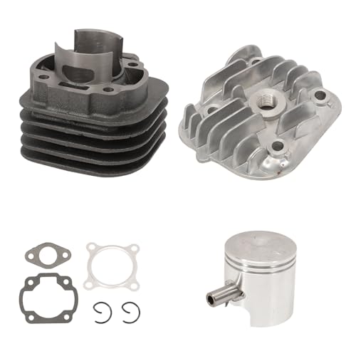 AUROLYNNE Motorrad Zylinder Kit Heißer Satz Kolben Gruppe 70cc Minarelli horizontal Scooter Booster Amico KT00087