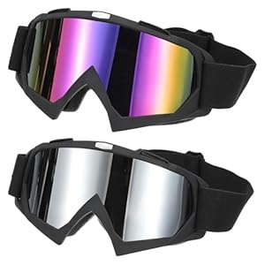 Lunettes Moto Tout-Terrain 2 Paires PATIKIL