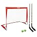 GoSports Hockey Street Set - Includes Pop-Up Goal and 2 Hockey Sticks with 2 Balls
