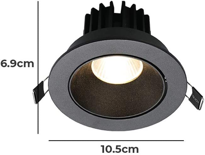 Foco empotrable LED 10W orientable 3000K 4000K para iluminación de techos 4