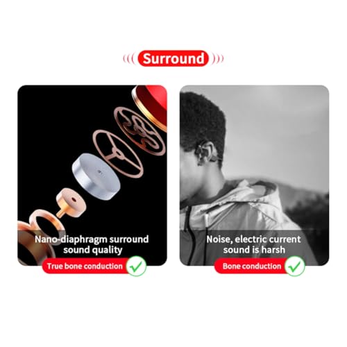 Écouteurs conduction osseuse avec lecteur MP3 32 Go pour entraînement de course à pied