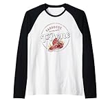 Chuletón T-bone barbacoa carne vintage BBQ Día del Padre Camiseta Manga Raglan
