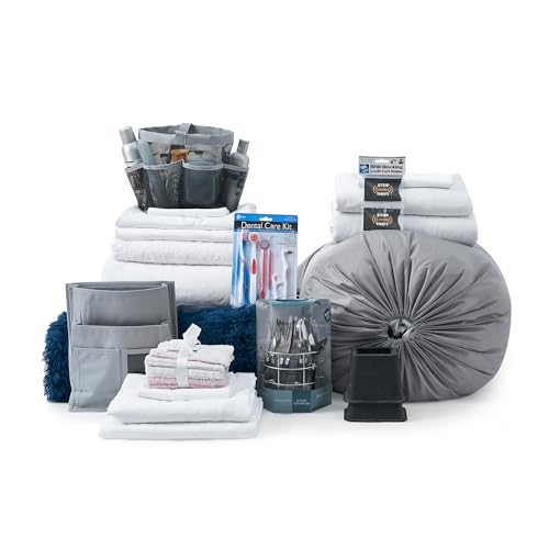 Dorm Essentials Kit — Bedding & Organizational Bundle