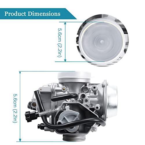Xastro TRX300 Carburetor for Honda Fourtrax 300 350 TRX300 TRX350 Fourtrax TRX400 TRX450 1988-2000 Replace 16100-HC4-013/-033/-750/-840 Honda 300 Fourtrax Parts - Thumbnail 5