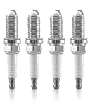 4Pcs Spark Plugs Fit for NGK Replace LFR5A-11 6376, Copper Core 14mm Hex 0.043