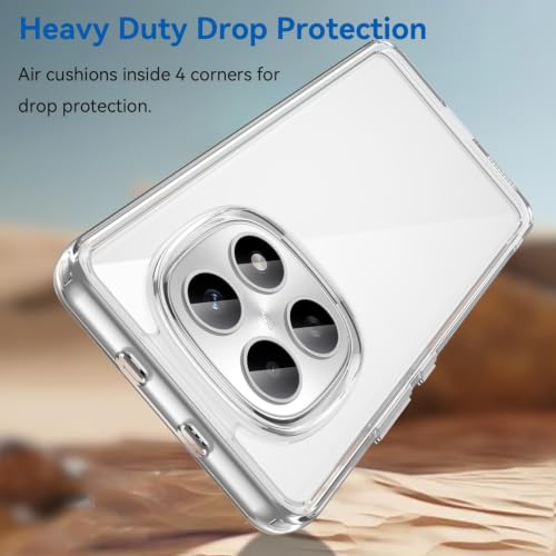 Image of REALCASE Silicone Back Cover Case, Scratch Resistant Protective Crystal Clear Transparent Shock Proof Back Cover Case for Mi Redmi Note 15 5G / Poco M8 5G