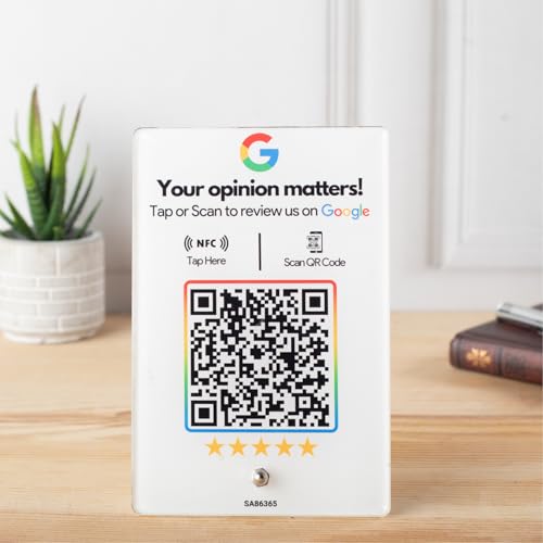 tinydabba Review NFC Standee with QR Code by tinydabba