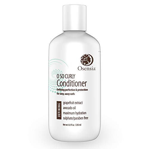 Curl Conditioner for Sexy Curls - Detangling Conditioner for Frizzy Hair - Paraben and Sulfate Free with Avocado and Grapefruit, Curly Hair Conditioner for Kids, Men, Women by Osensia, 8.5 Ounces