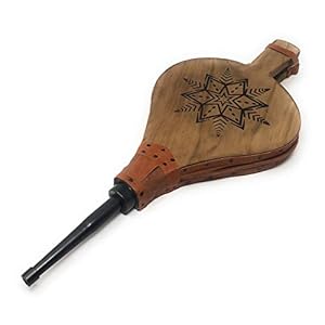 MGE – Blaasbalg voor Open Haard en Barbecue – Hout Naturel – 51 cm – Gemaakt in Spanje