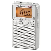 Amazon.co.jp: オーム電機(Ohm Electric) ラジオ シルバー 幅5.7×高さ