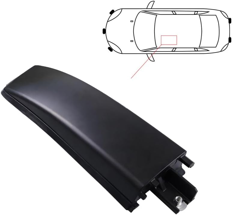 Roof Rack End Cap with Rubber Clip Front Left Compatible with Suzuki Grand Vitara 2006-2015