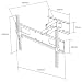 MONIFOX Soporte de Pared para TV/Monitor de un Brazo Extensible a 44...