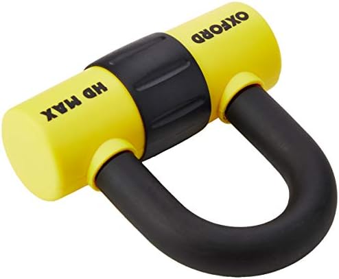 Oxford HD Max Yellow High Security Motorcycle Steel Disc Lock LK311 5030009096112, Orange