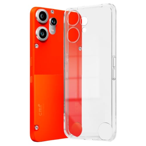 Image of Fashionury Crystal Clear Case for CMF Phone 2 Pro 5G | Yellowing Resistance | Transparent TPU Silicone | Raised Camera Lips | Slim Transparent Cover