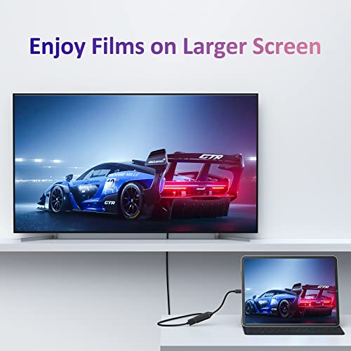 Usb C To Hdmi Adapter 4K For Mac Os, Type-C To Hdmi Adapter [Thunderbolt 3], Compatible With Macbook Pro 2019/2018/2017, Macbook Air, Galaxy, Dell Xps, Pixelbook, Microsoft And More (1 Pack) #TOP1