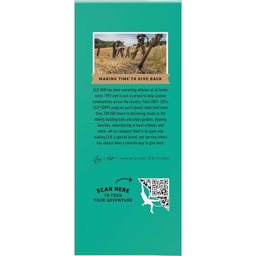 CLIF BAR Protein Energy Bars, Cool Mint Chocolate with Caffeine, 10ct