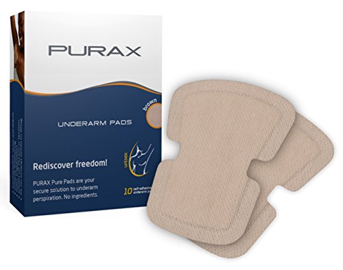 PURAX Pure Pads - Underarm Sweat Shield 10pcs brown