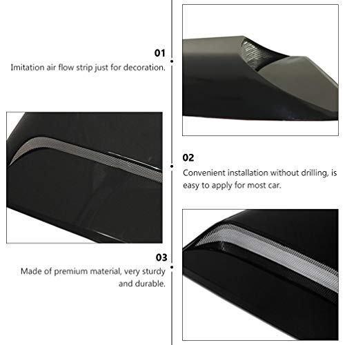 Wakauto Adesivo da Tampa Do Motor Do Carro Adesivo de Acabamento Do Capô da Saída de Ar Do Carro Ade