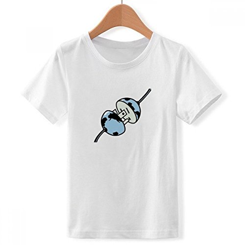 T-Shirt Blanc Col Rond Style Urbain pour le Collège et les Loisirs
